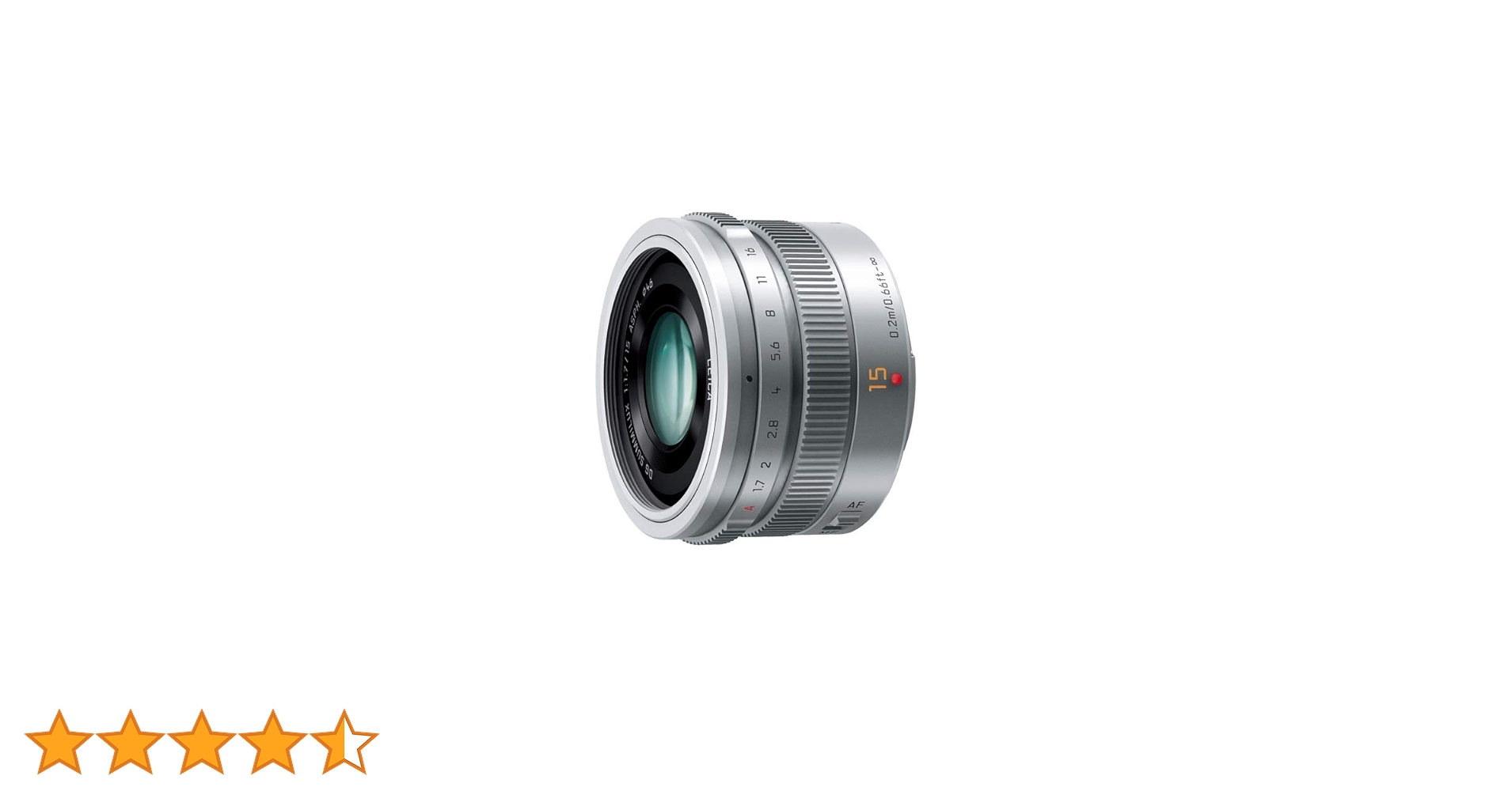レンズ(単焦点) Panasonic DG SUMMILUX 15mm F1.7 ASPH. Panasonic 《新品》 Panasonic（パナソニック） LEICA DG